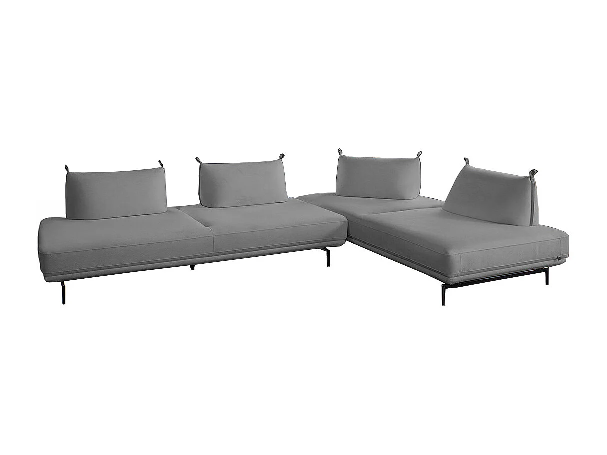 Canapé - Gris tissu tissé - CANE