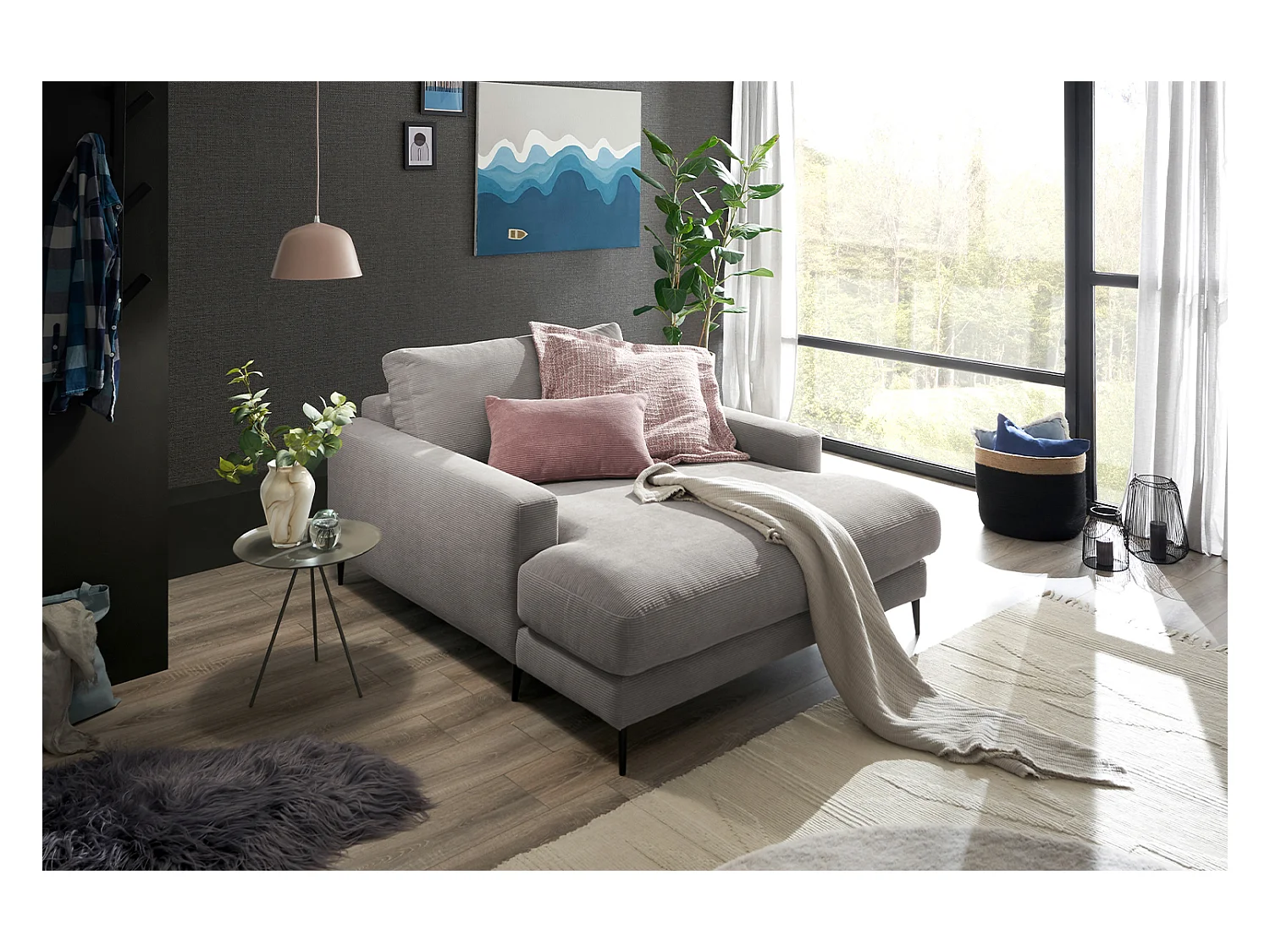 Longseat - Grau Cord - CARA