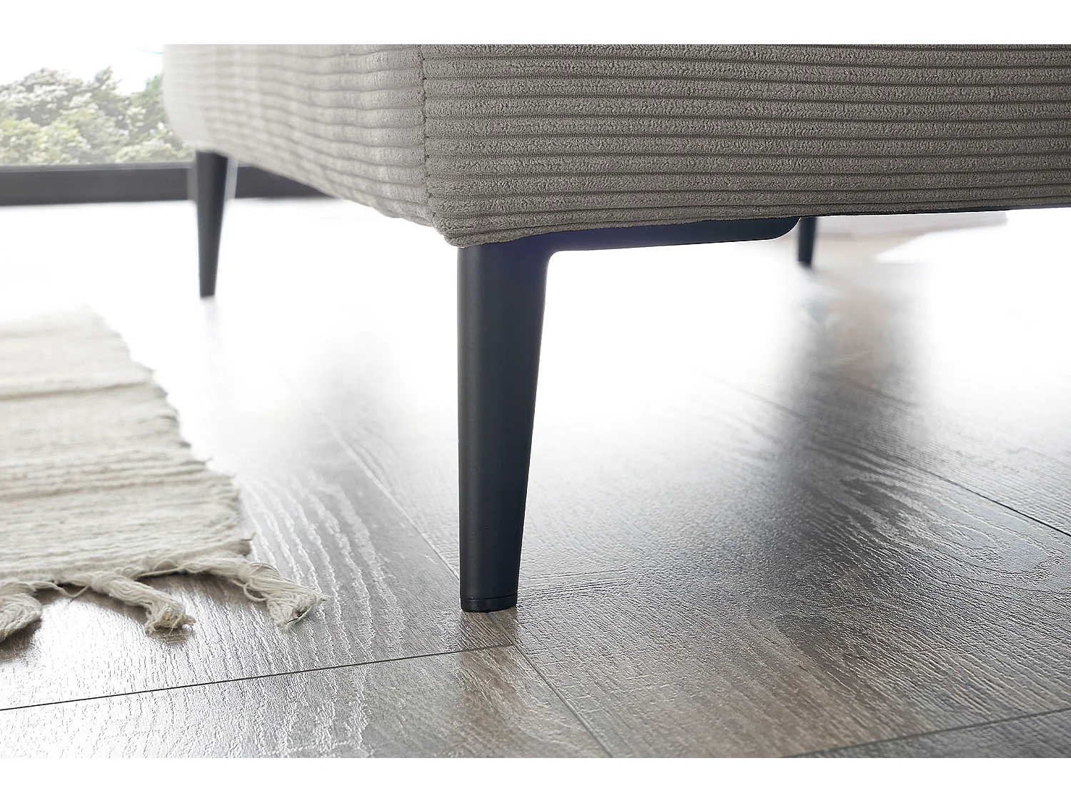 Siège - Gris Velours côtelé - CARA