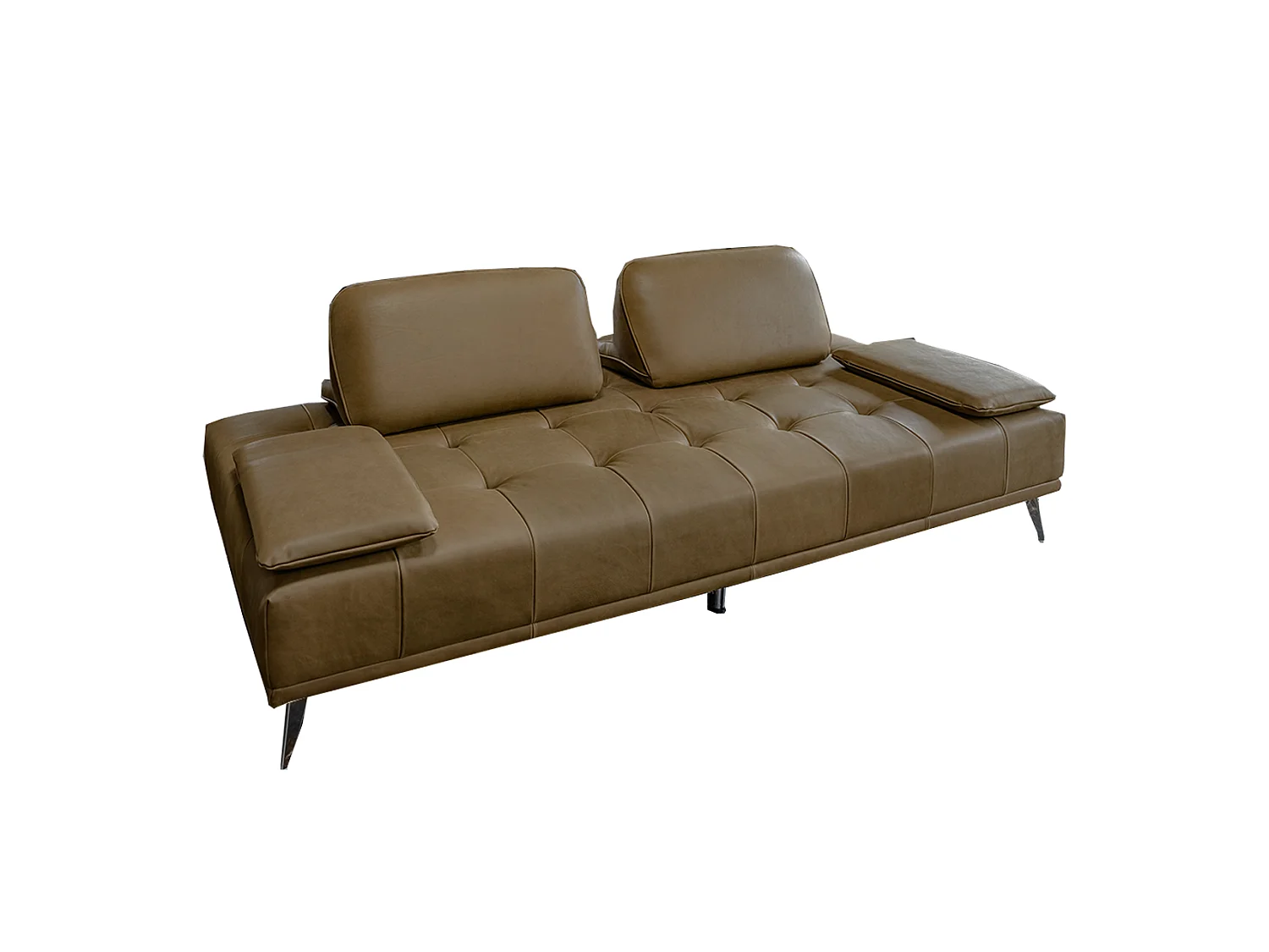 Divano letto - beige pelle - WIOLO