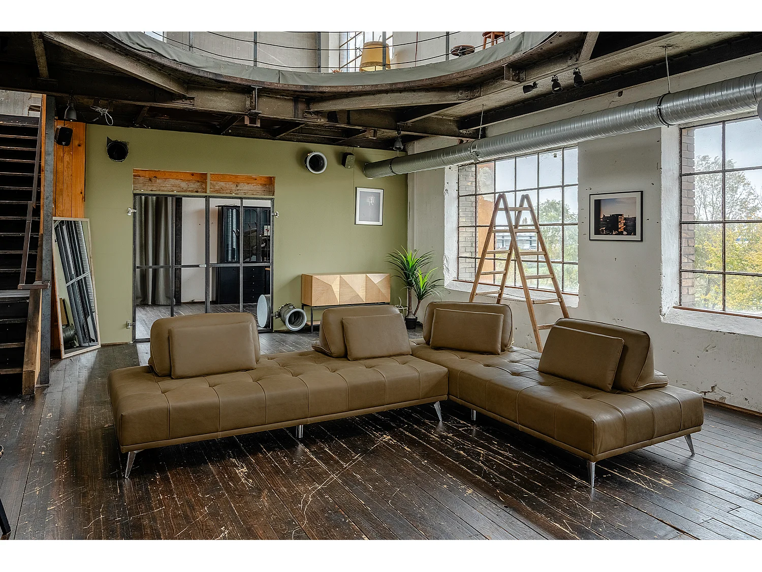 Daybed - Beige Leder - WIOLO