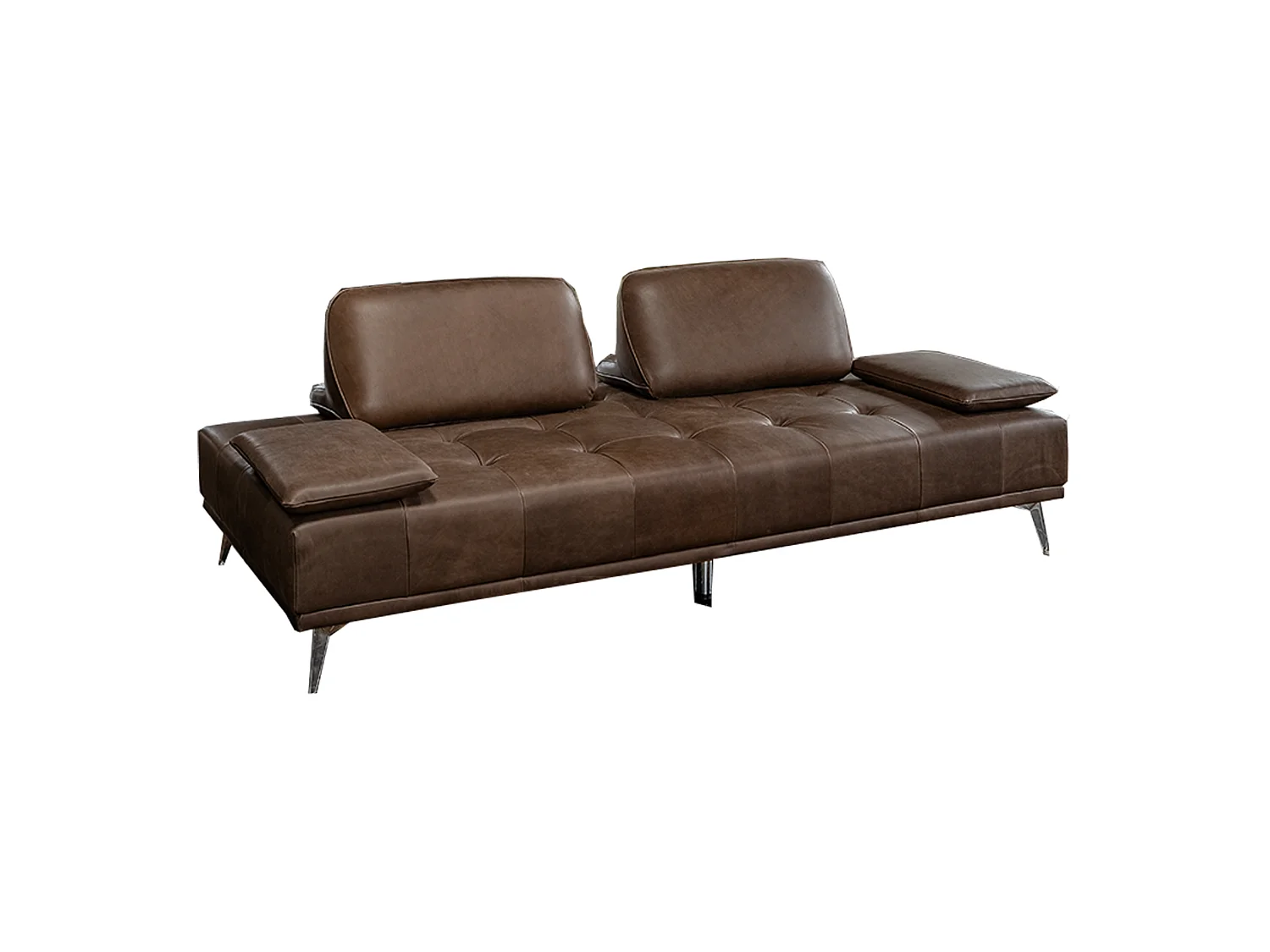 Daybed - Dunkelbraun Leder - WIOLO