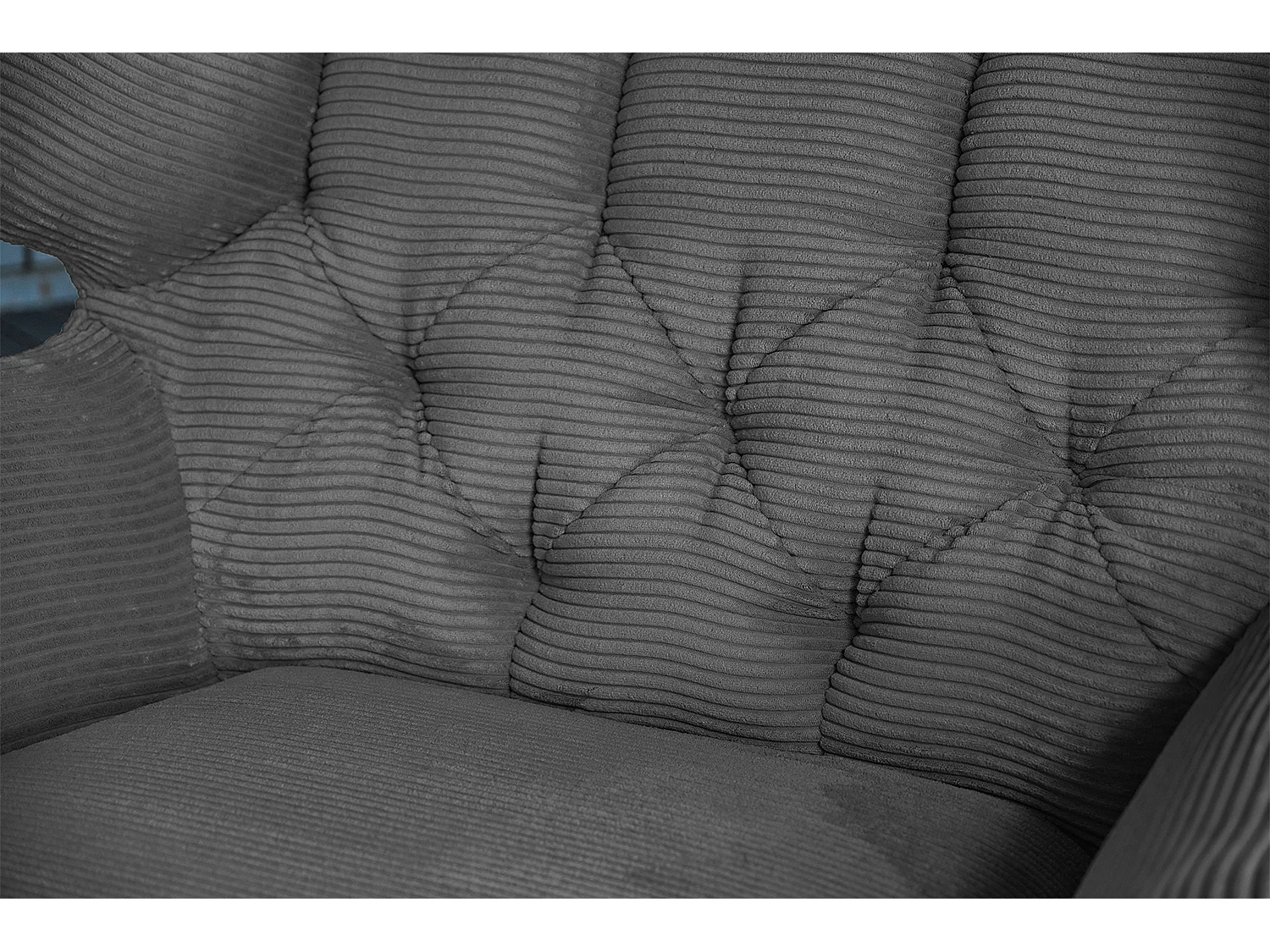 XXL Sessel - Granit Cord - CHARME