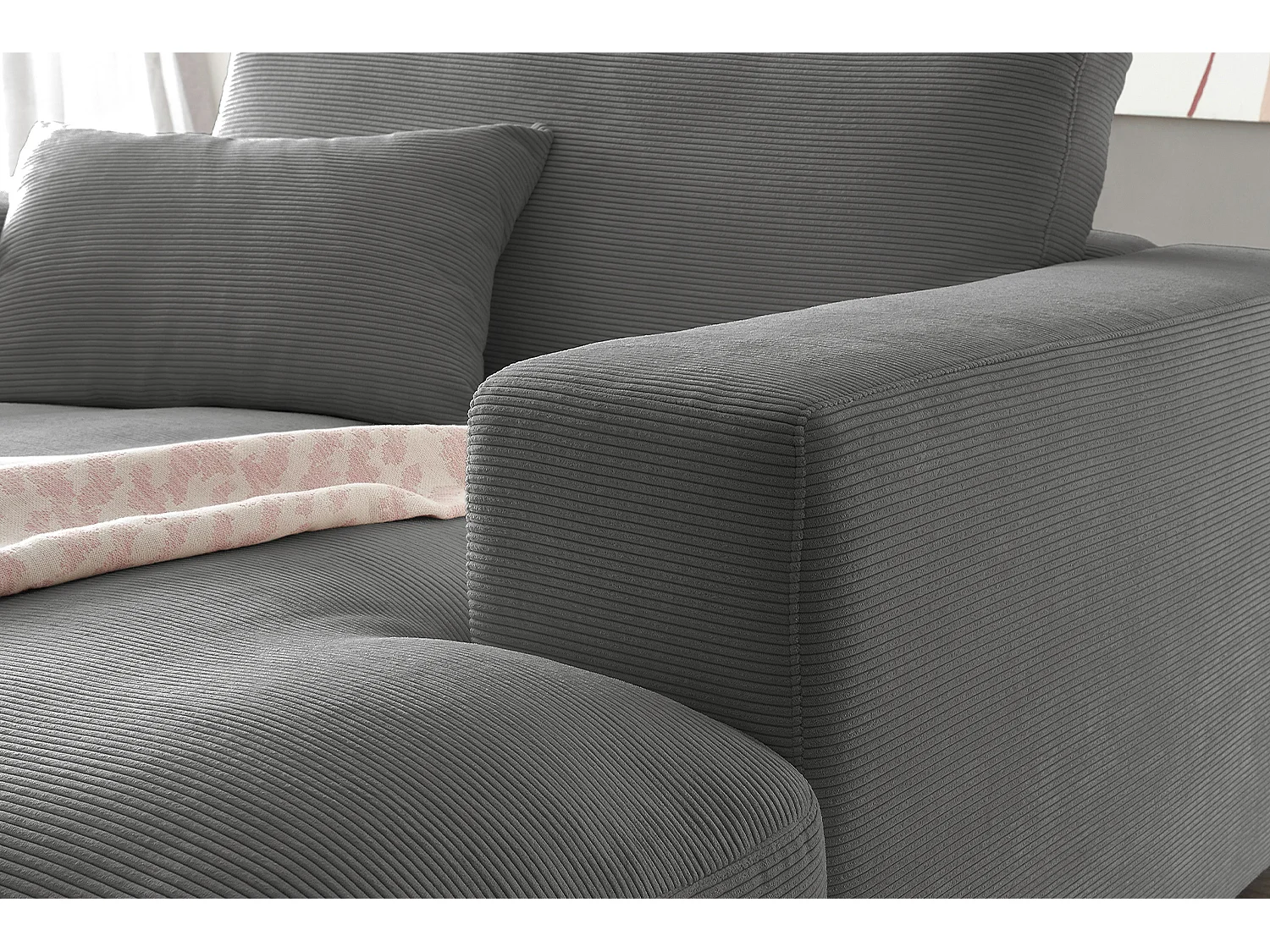 Longseat - Anthrazit Cord - MADELINE