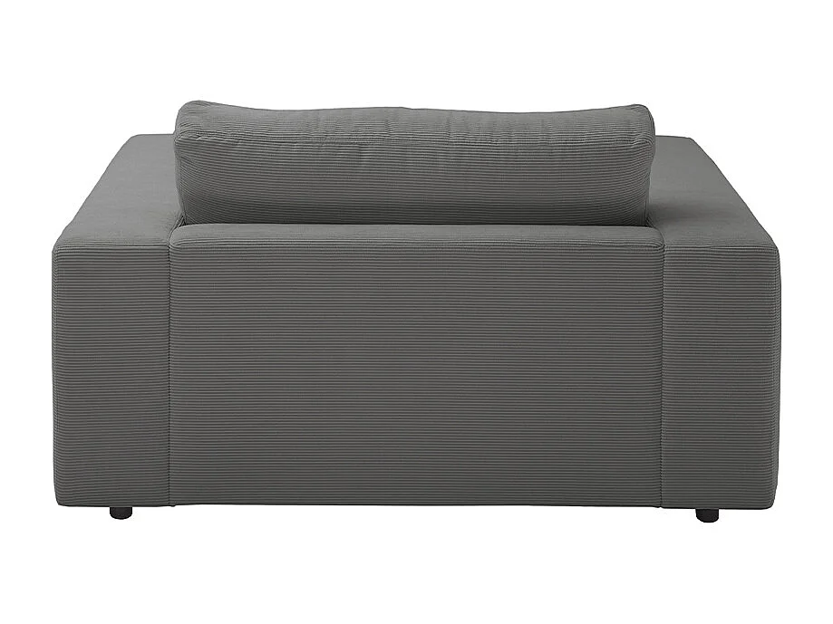 Relaxligstoel - Antraciet Koord - MADELINE