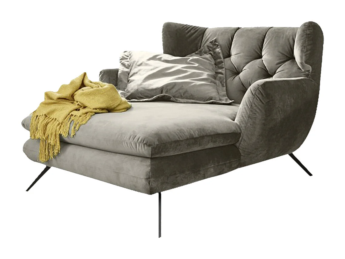 Chaise - argent Velours - CHARME