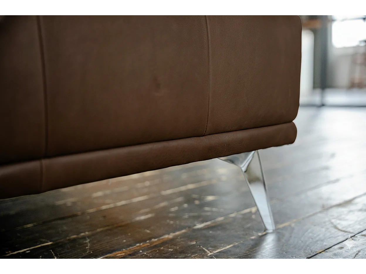 Daybed - Dunkelbraun Leder - WIOLO