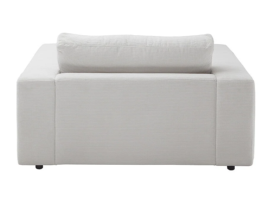 Chaise - blanc Velours côtelé - MADELINE