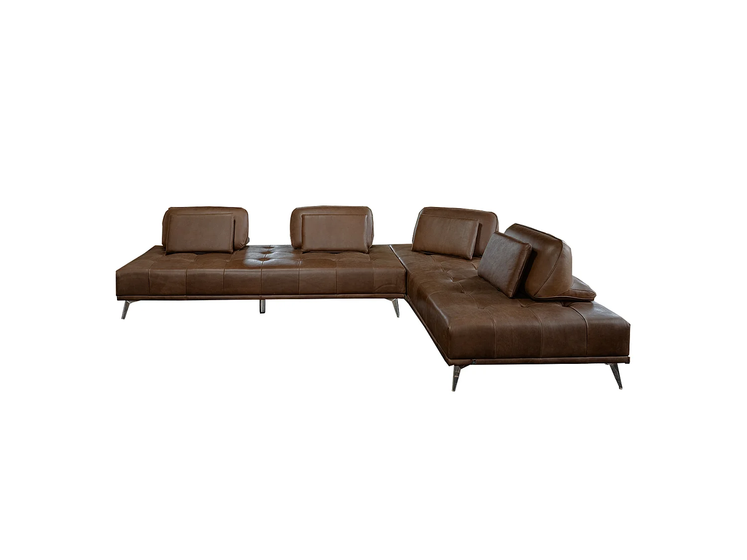 Daybed - Dunkelbraun Leder - WIOLO