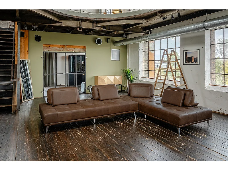 Dagbed - Donkerbruin Leer - WIOLO