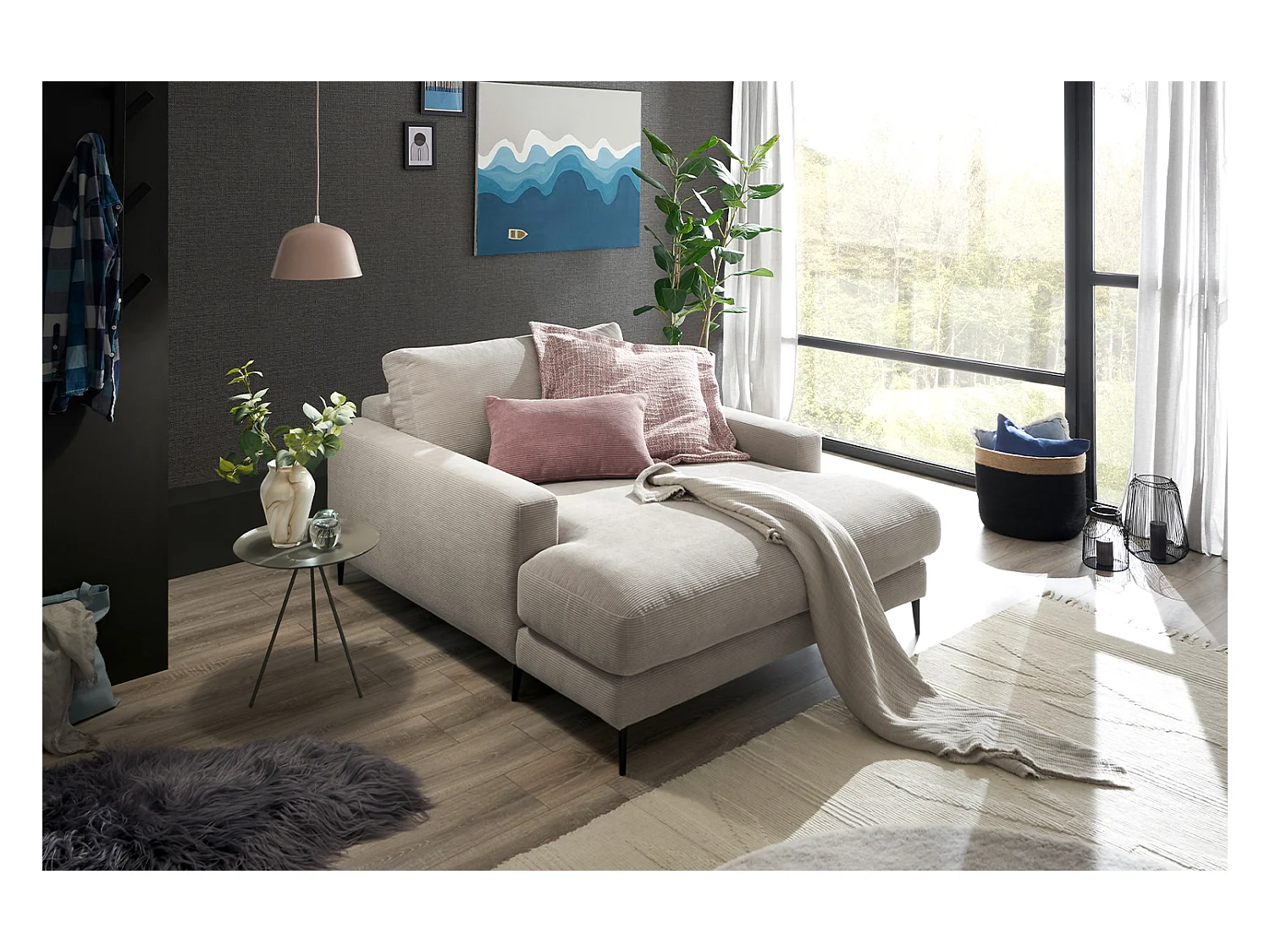 Siège - beige Velours côtelé - CARA