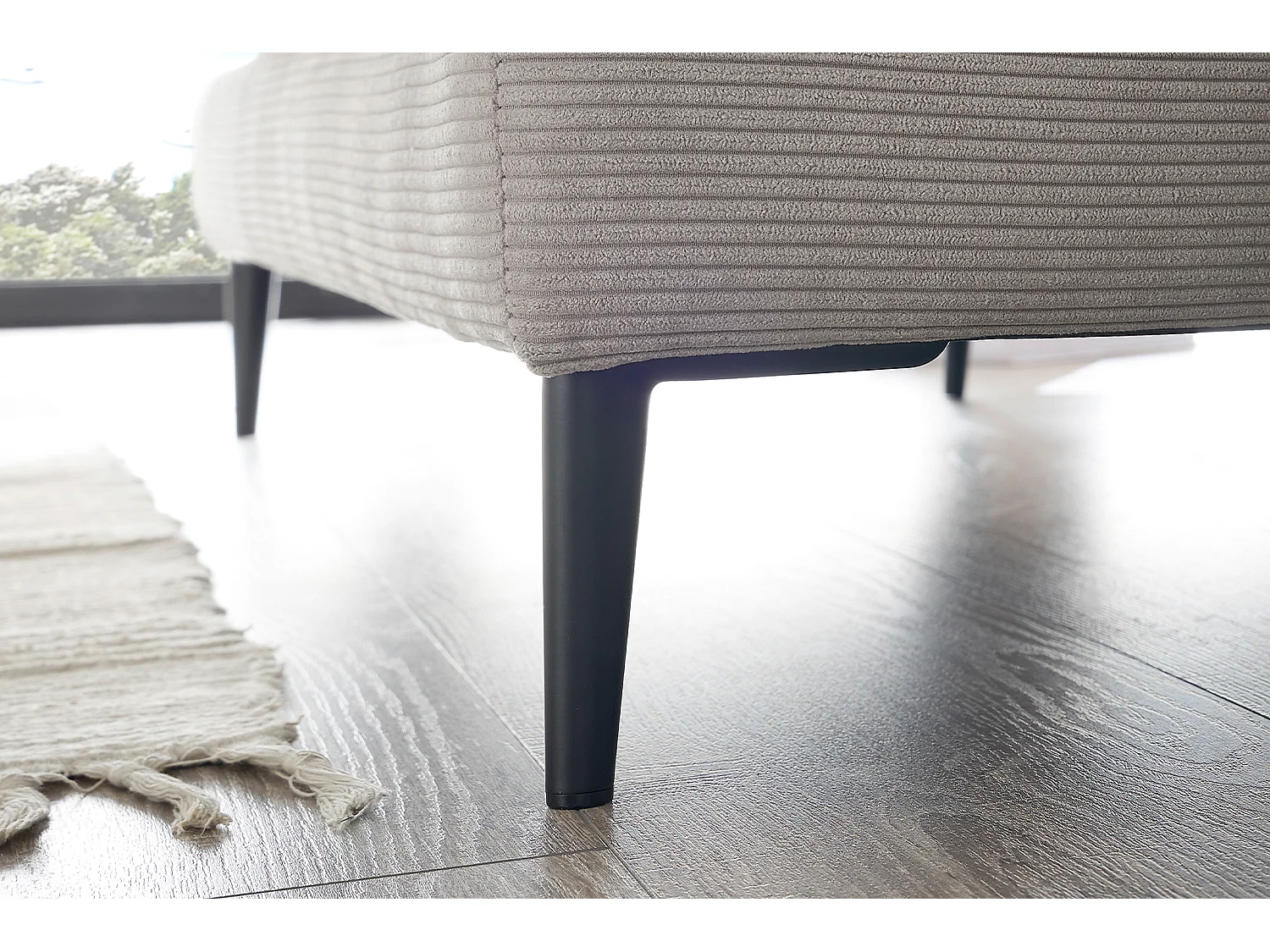 Relaxligstoel - Beige Koord - CARA