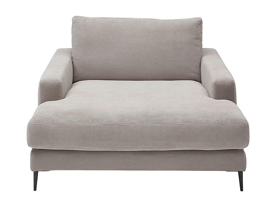Relaxligstoel - Beige Koord - CARA