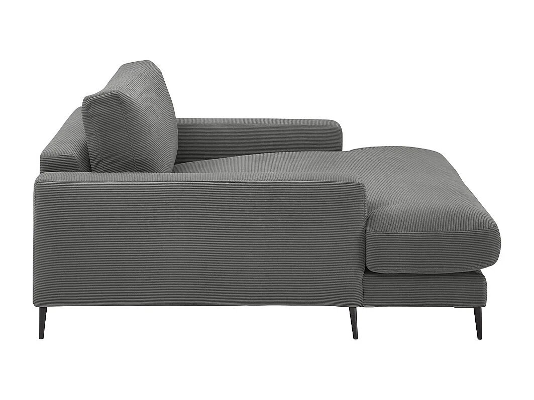 Relaxligstoel - Antraciet Koord - CARA