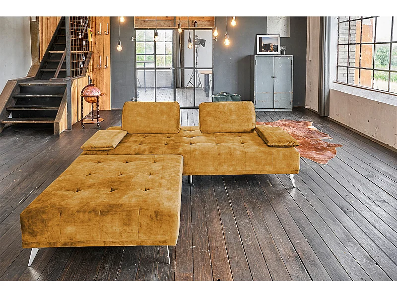 Sofa - Rotbraun Velvet - WIOLO