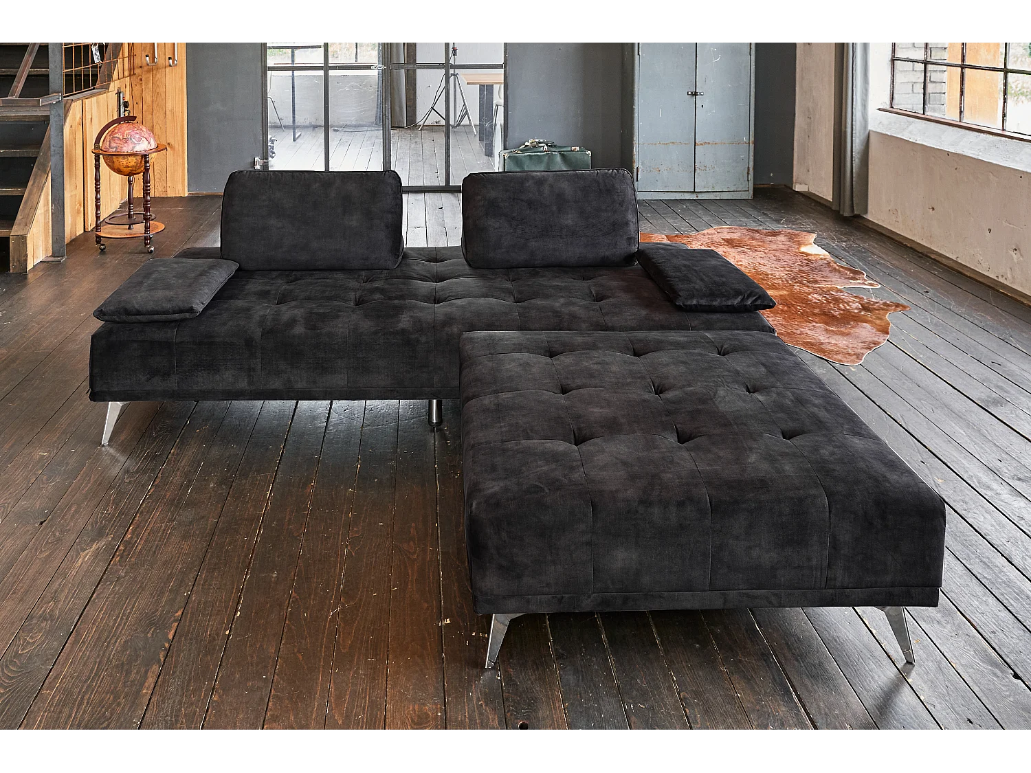 Daybed - Anthrazit Velvet - WIOLO