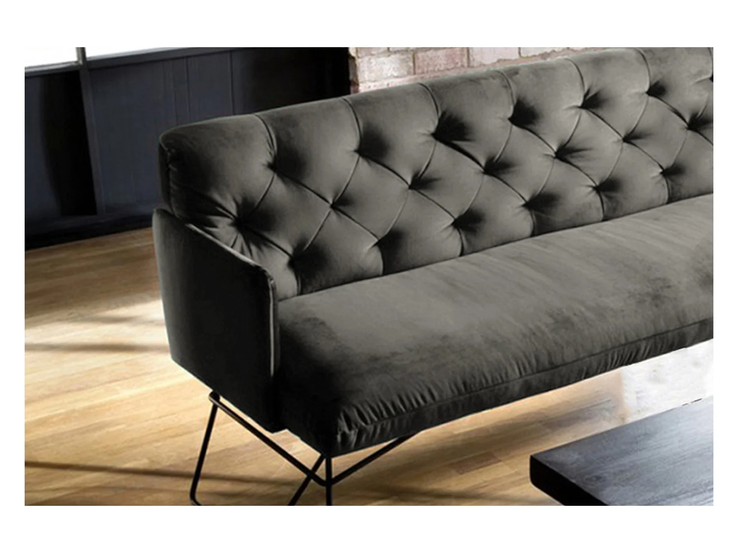 Esszimmerbank - Grau Velvet - CHARME