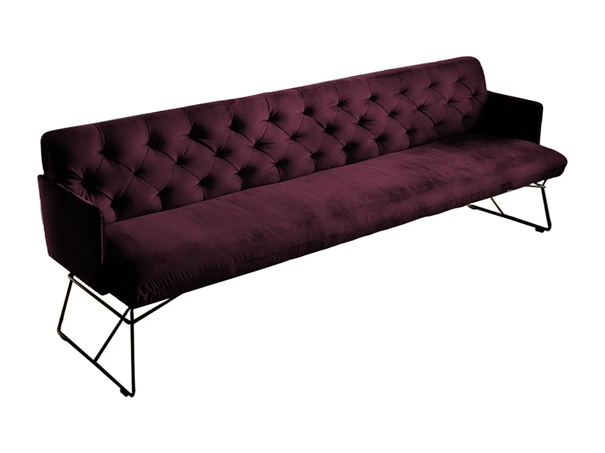 Banc - Violette Velours - CHARME