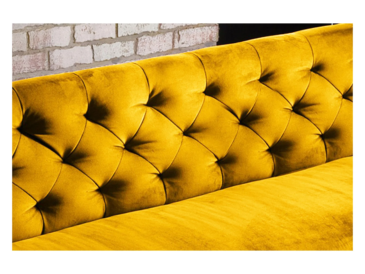 Esszimmerbank - Gelb Velvet - CHARME
