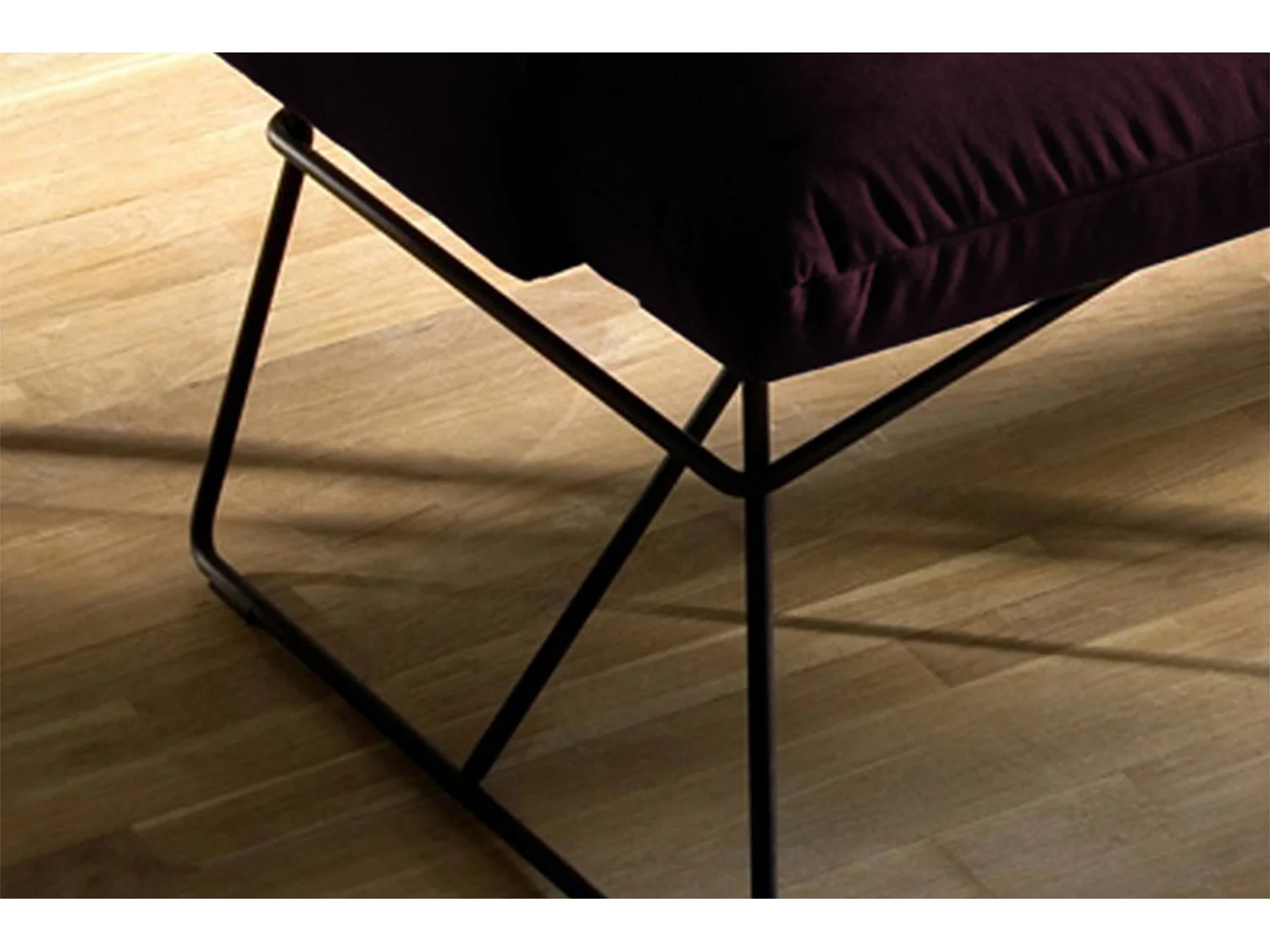 Banc - Violette Velours - CHARME