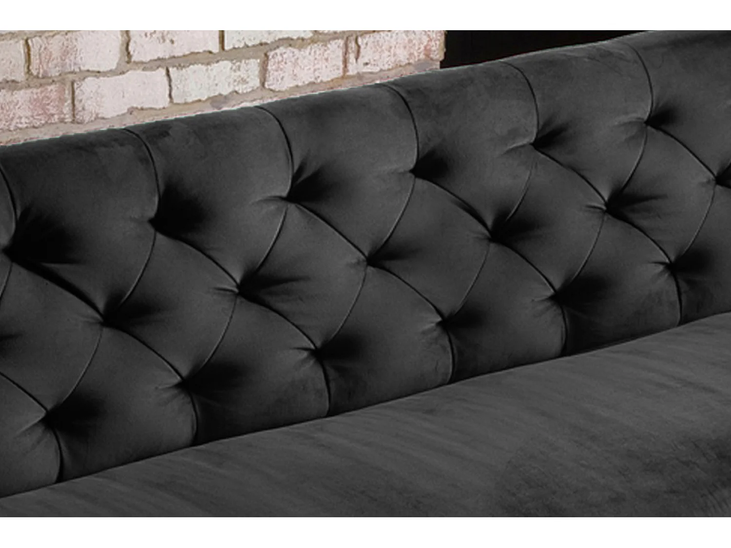 Banc - Noir Velours - CHARME
