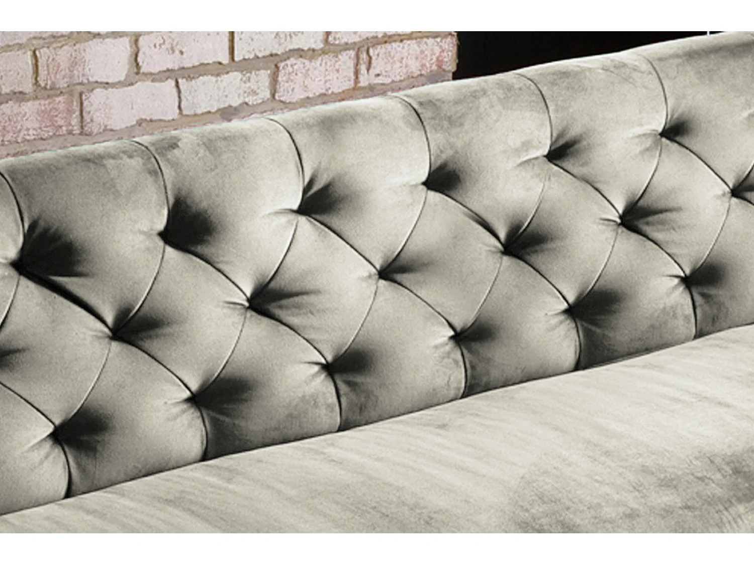 Banc - argent Velours - CHARME