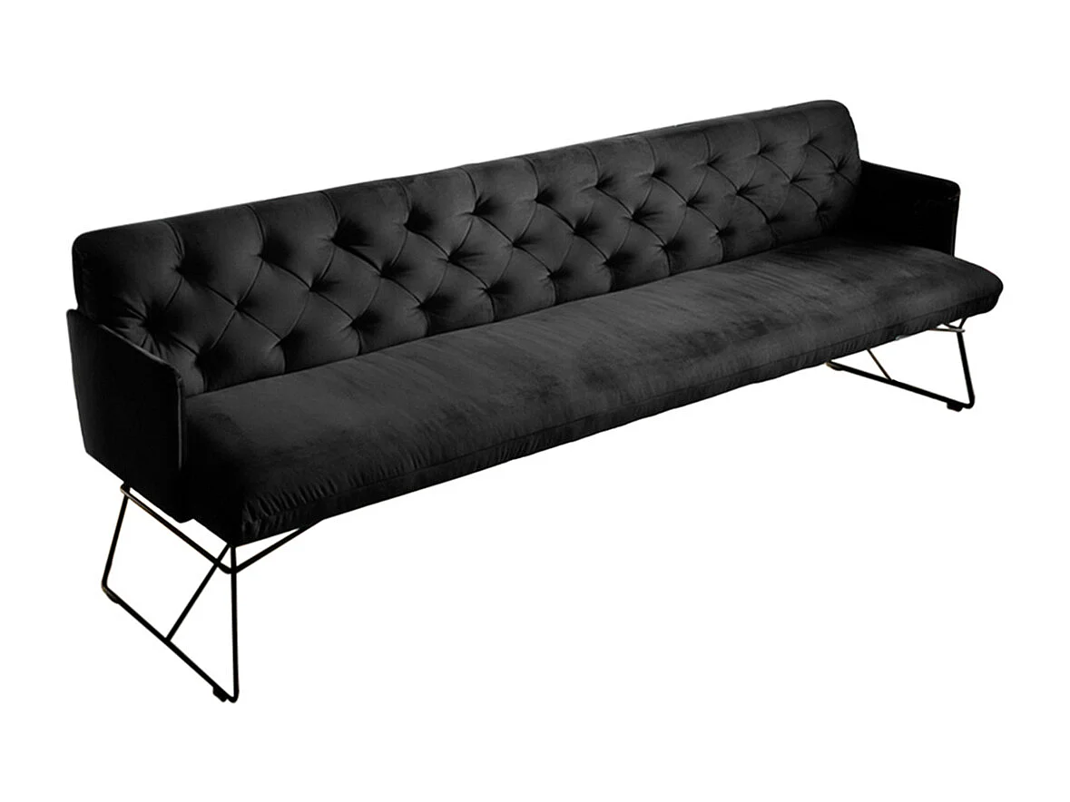 Banc - Noir Velours - CHARME