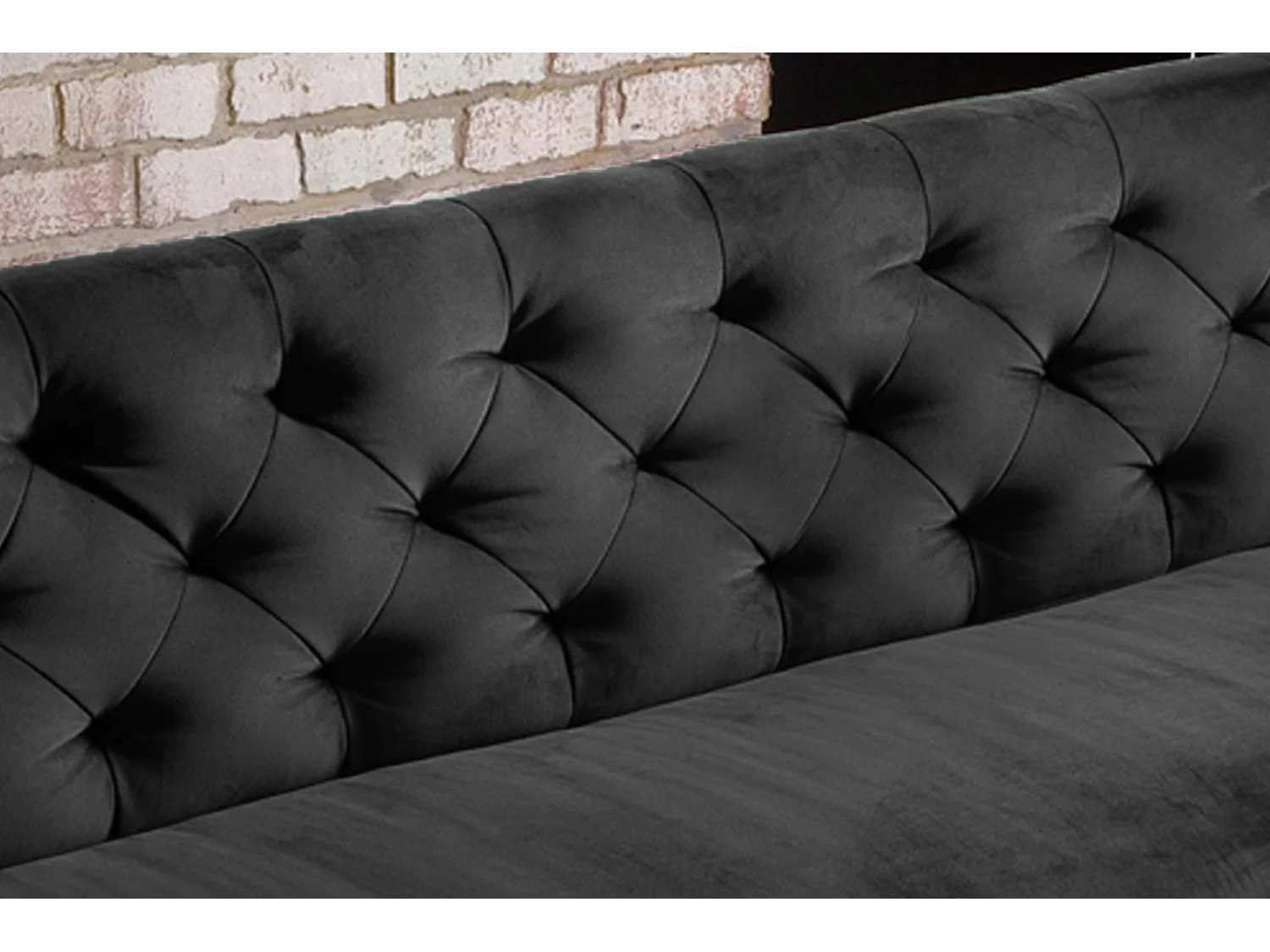 Banc - Noir Velours - CHARME