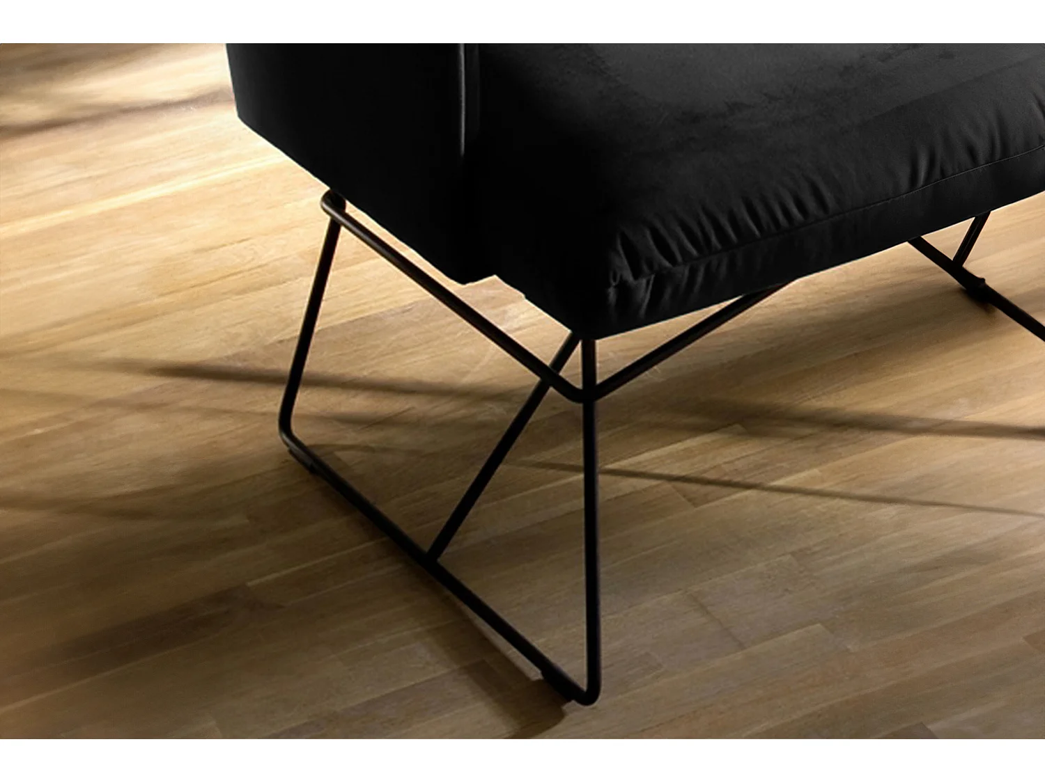 Banc - Noir Velours - CHARME