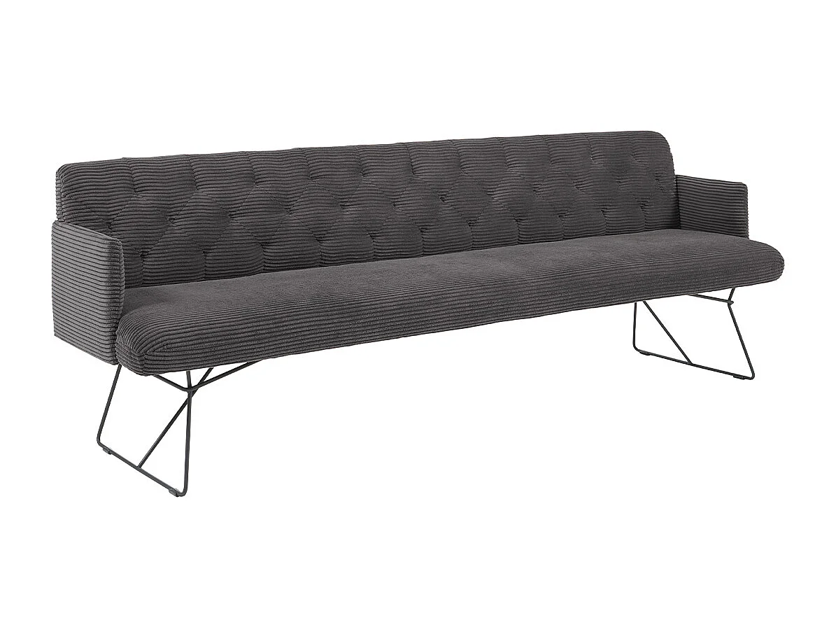 Panca - Grigio velluto a coste - CHARME