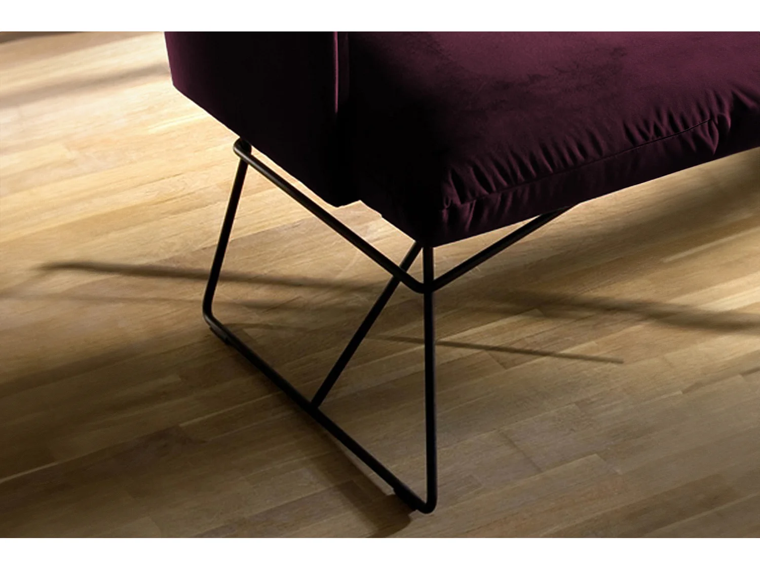 Polsterbank - Violett Velvet - CHARME