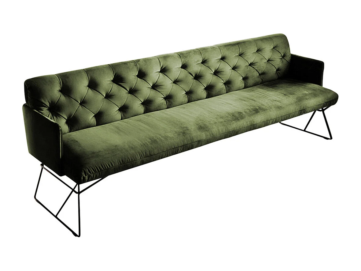 Banc - Vert Velours - CHARME