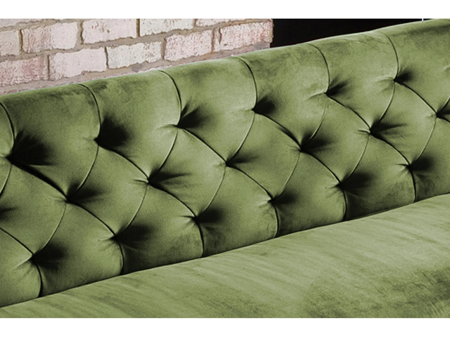 Banc - Vert Velours - CHARME