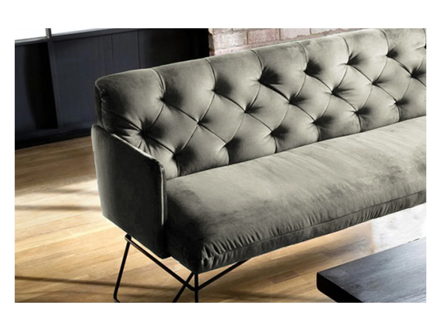 Esszimmerbank - Silber Velvet - CHARME