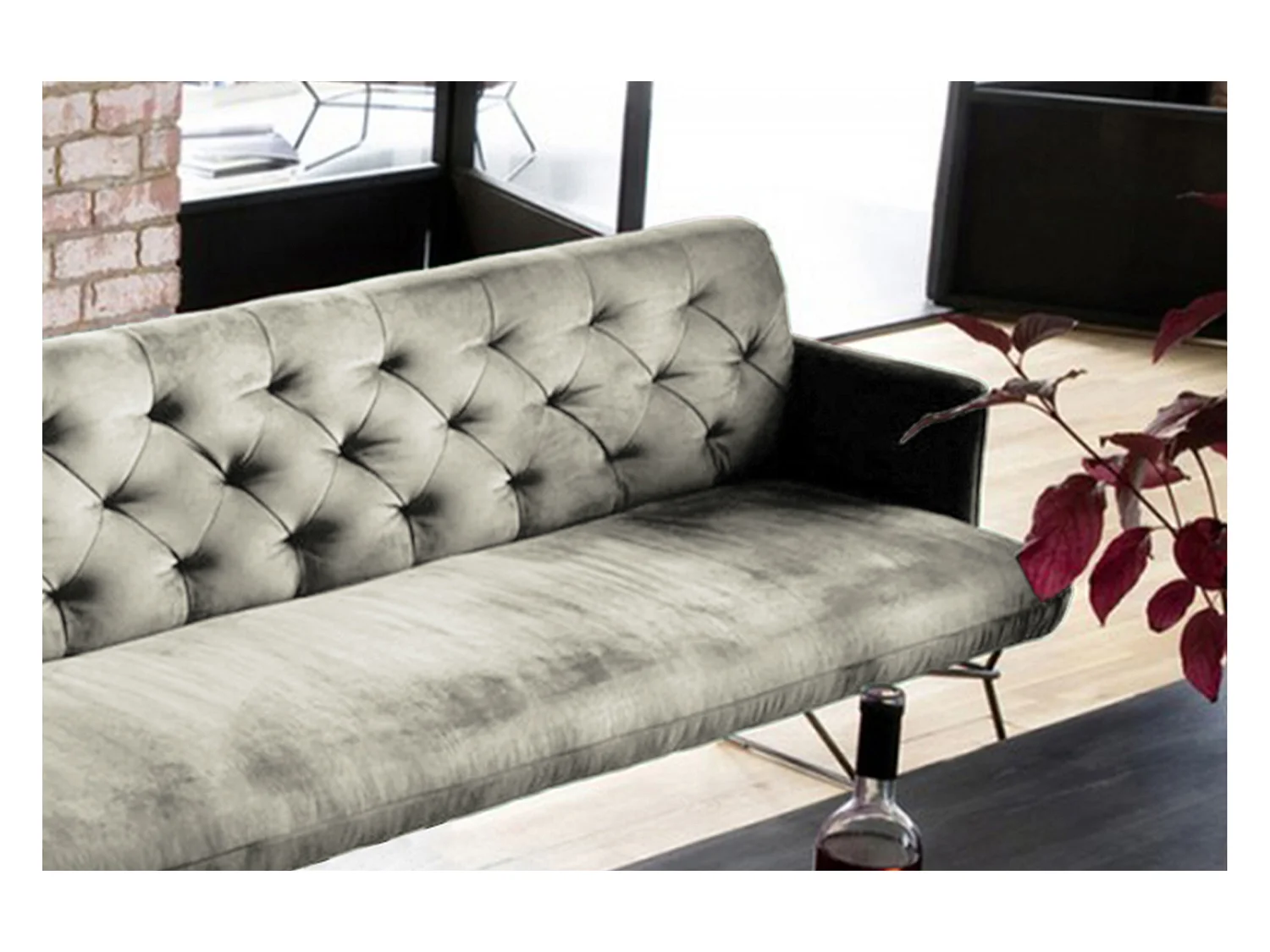 Esszimmerbank - Silber Velvet - CHARME