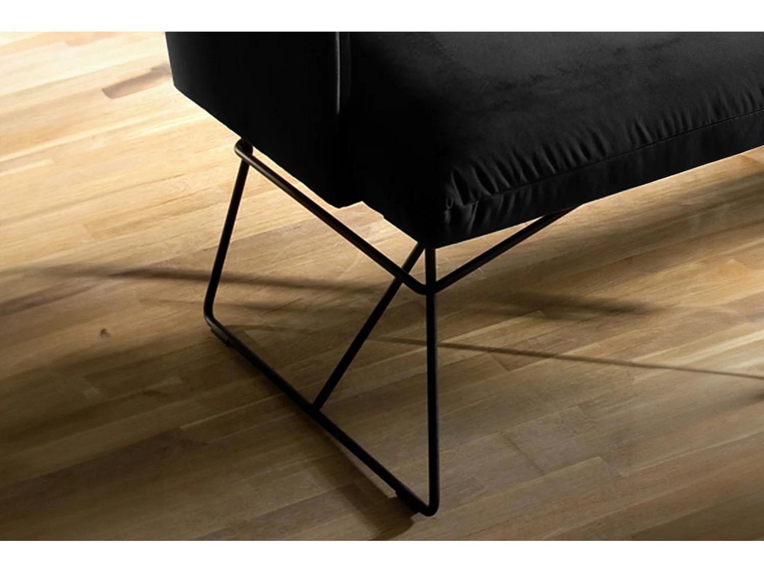 Banc - Noir Velours - CHARME