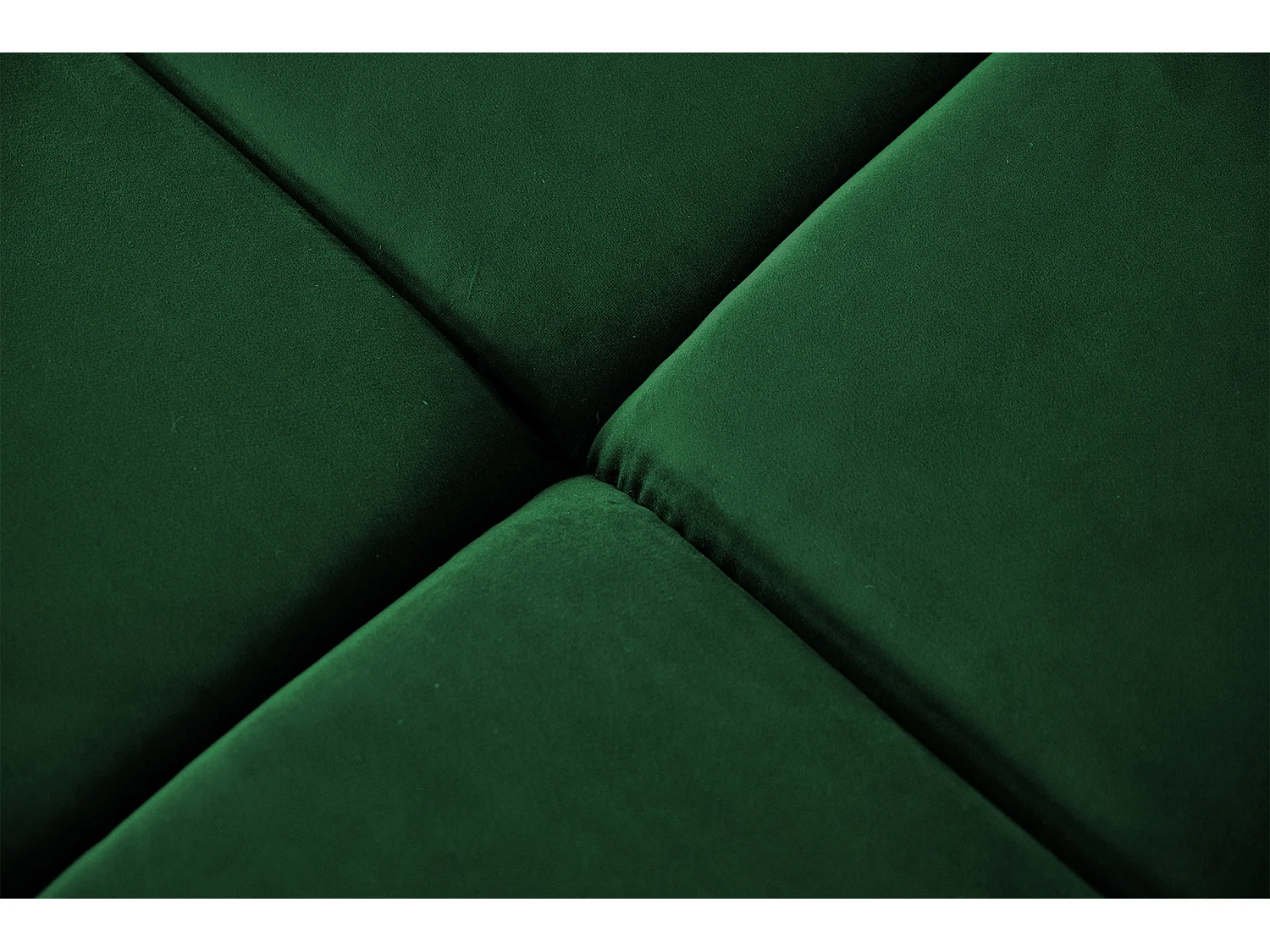 canapé - vert émeraude Velours - NEVADA