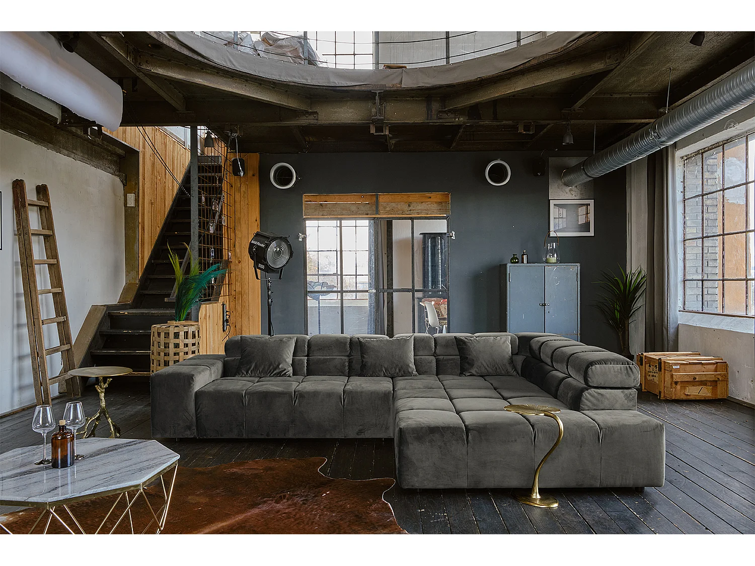 Divano - Grigio velluto - NEVADA