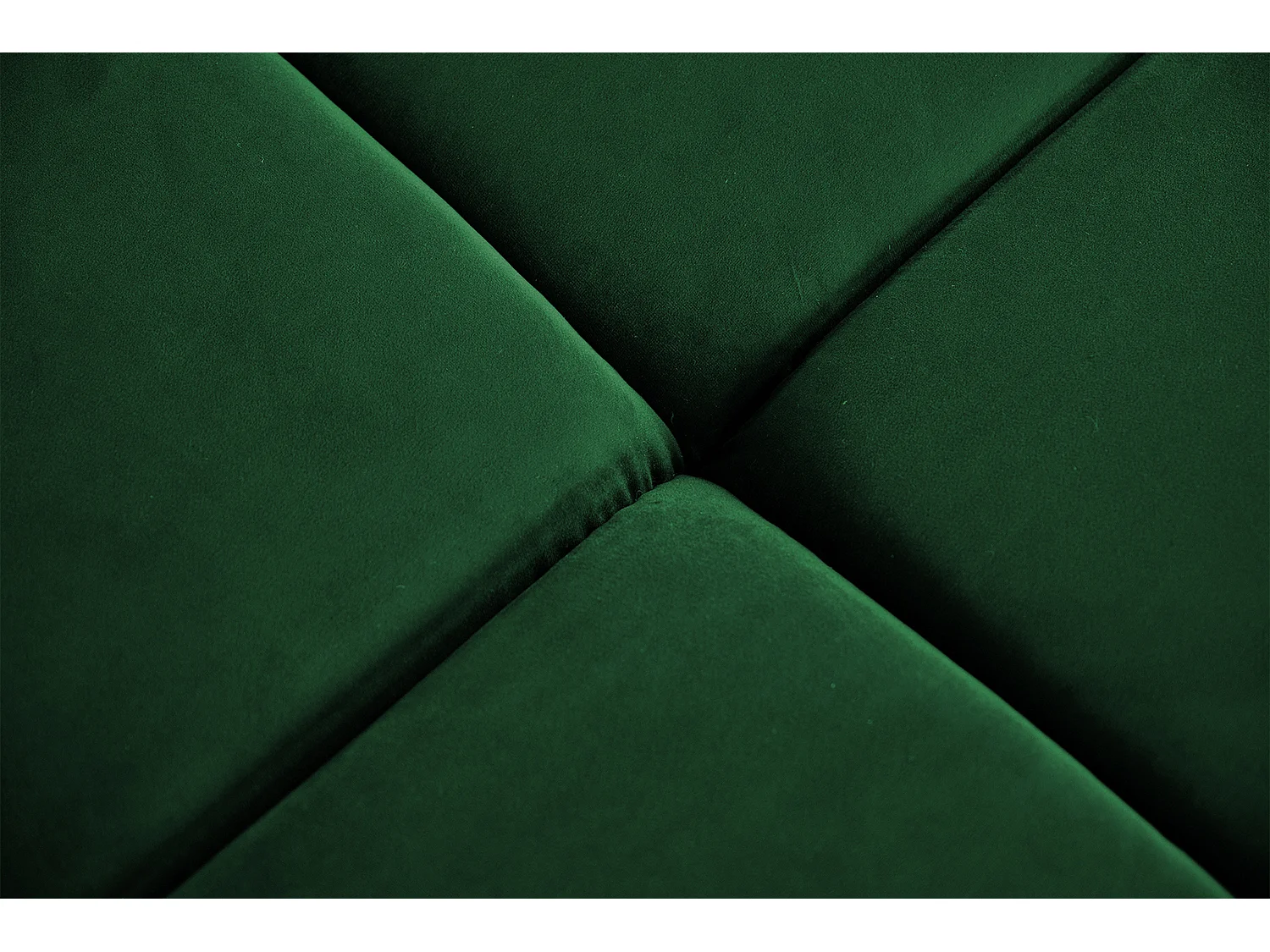 Hoekbank - Smaragdgroen Fluweel - NEVADA