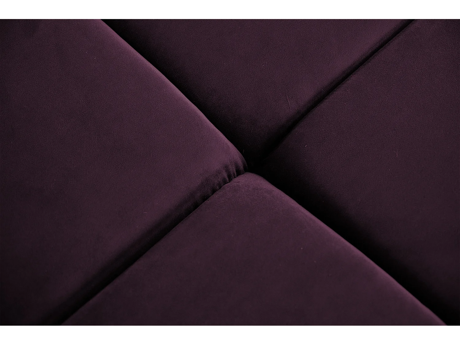 Canapé d'angle - Violette Velours - NEVADA