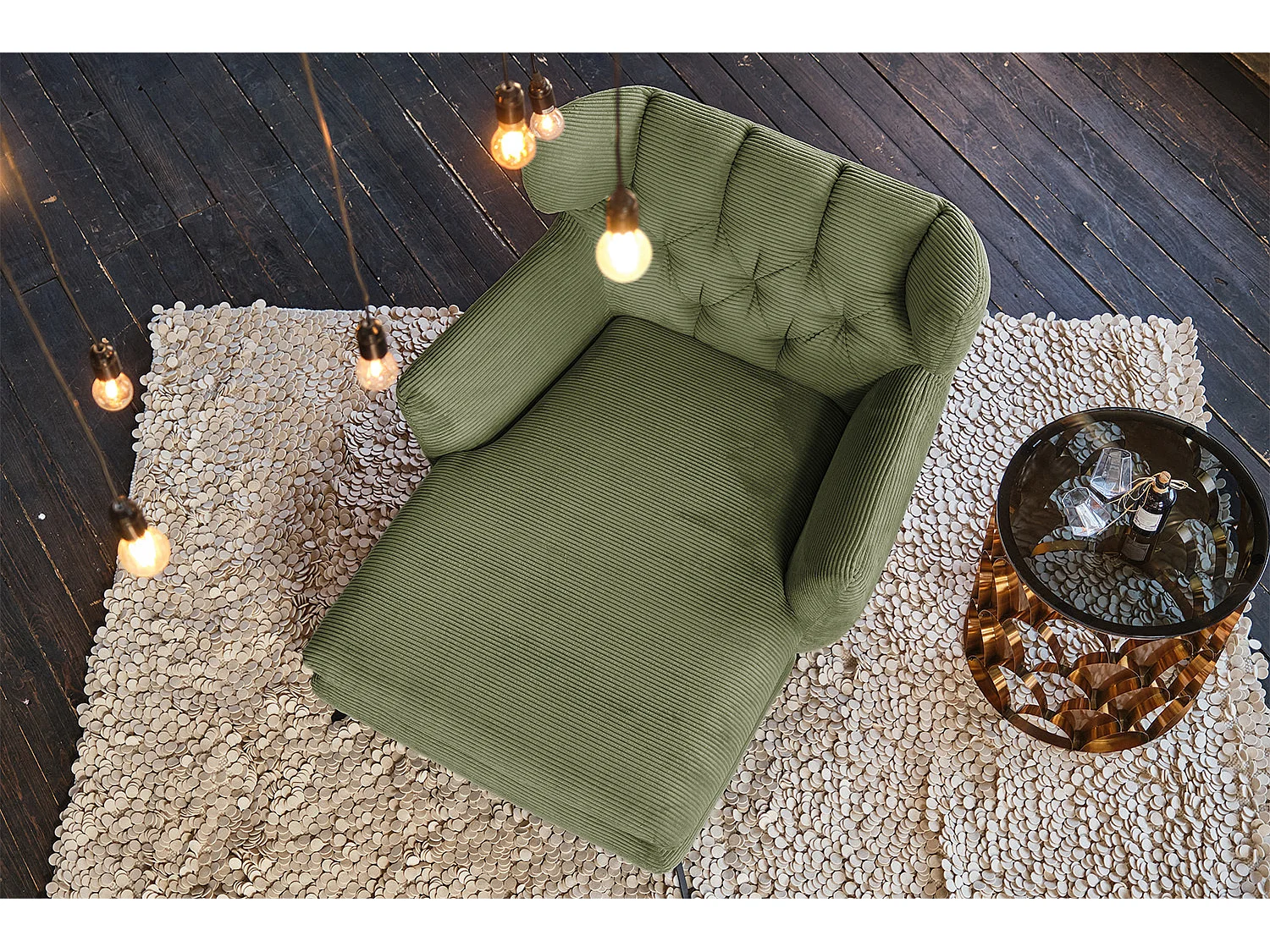 Longseat - Grün Cord - CHARME