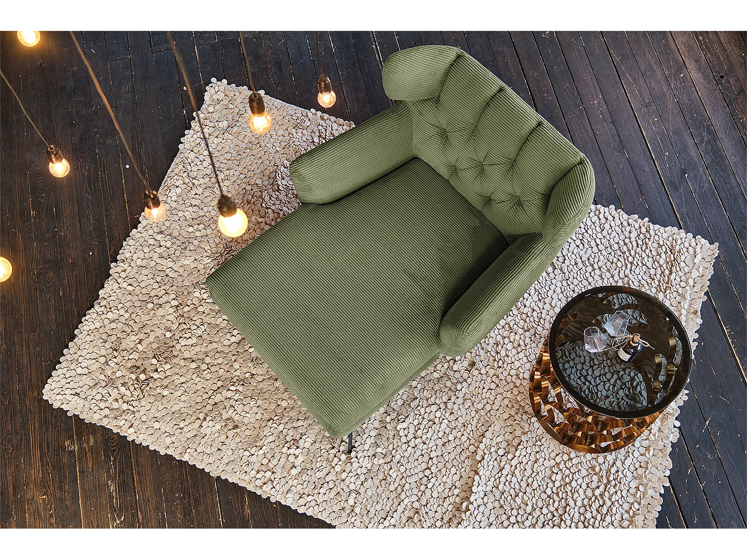 Longseat - Grün Cord - CHARME