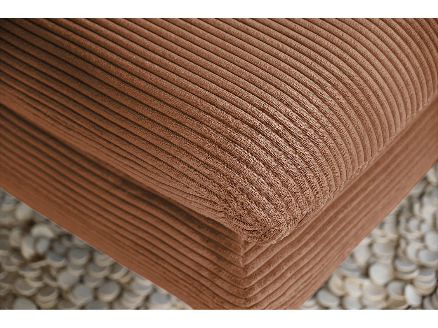 XXL Sessel - Braun Cord - CHARME
