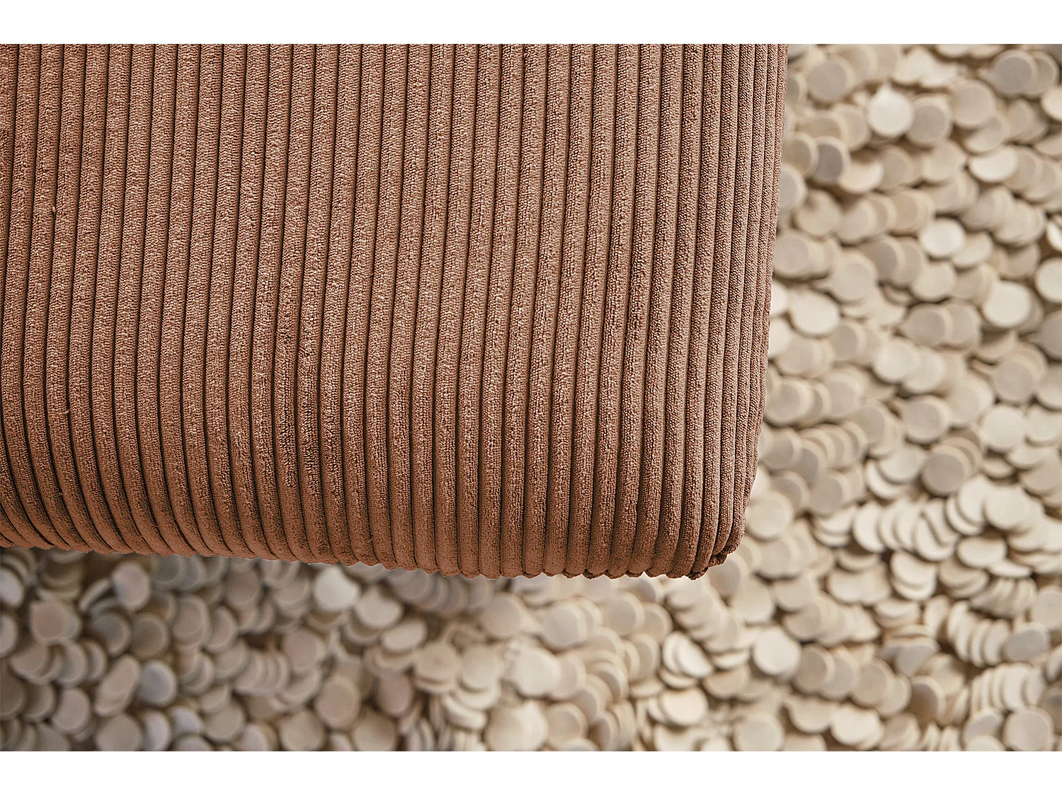 XXL Sessel - Braun Cord - CHARME