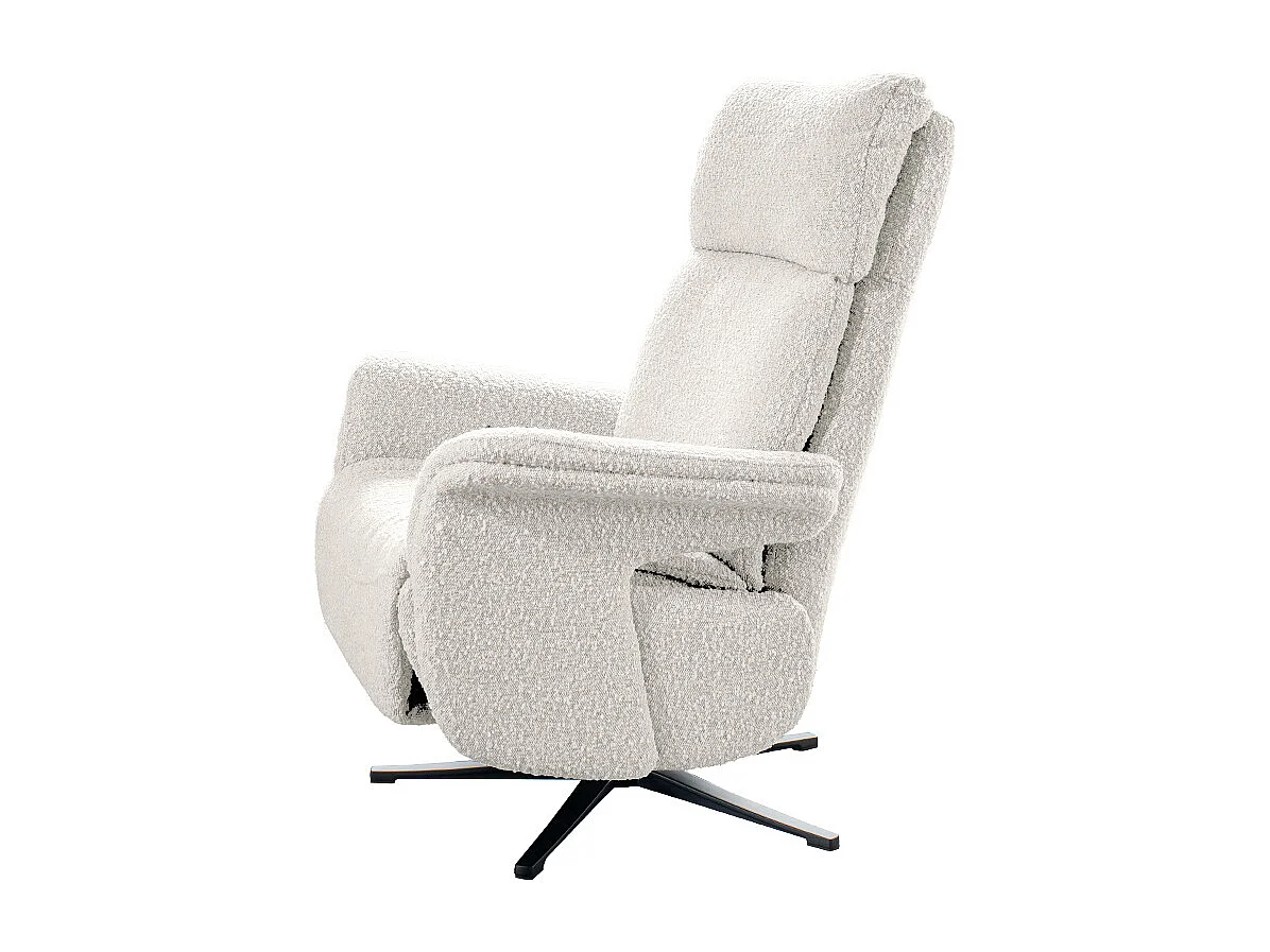 Relaxsessel - Hellgrau Webstoff - NAMA