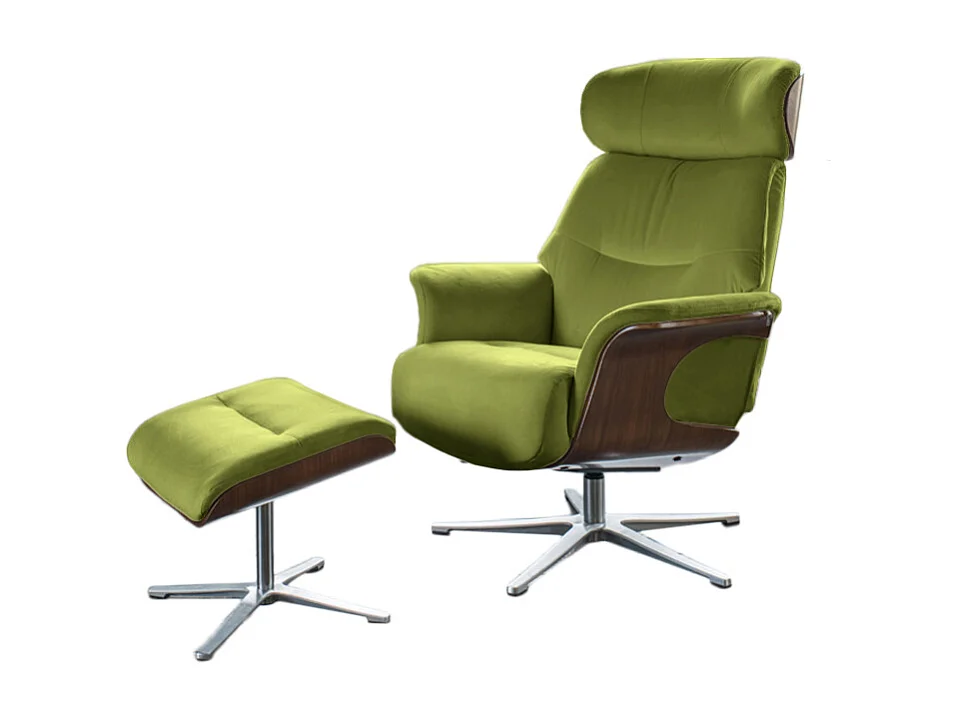 Fauteuil - Vert Velours - TOSAR