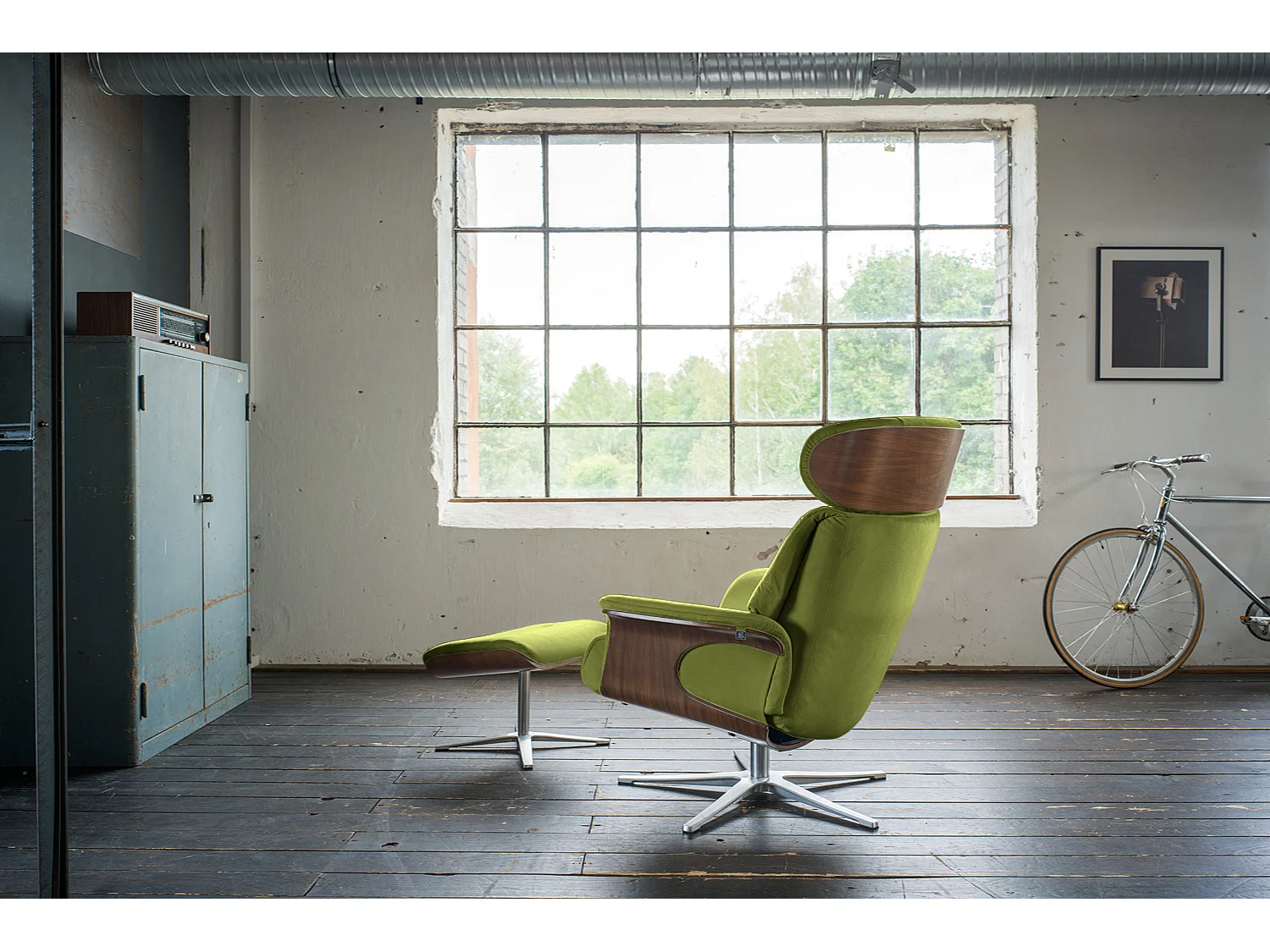 Fauteuil - Vert Velours - TOSAR