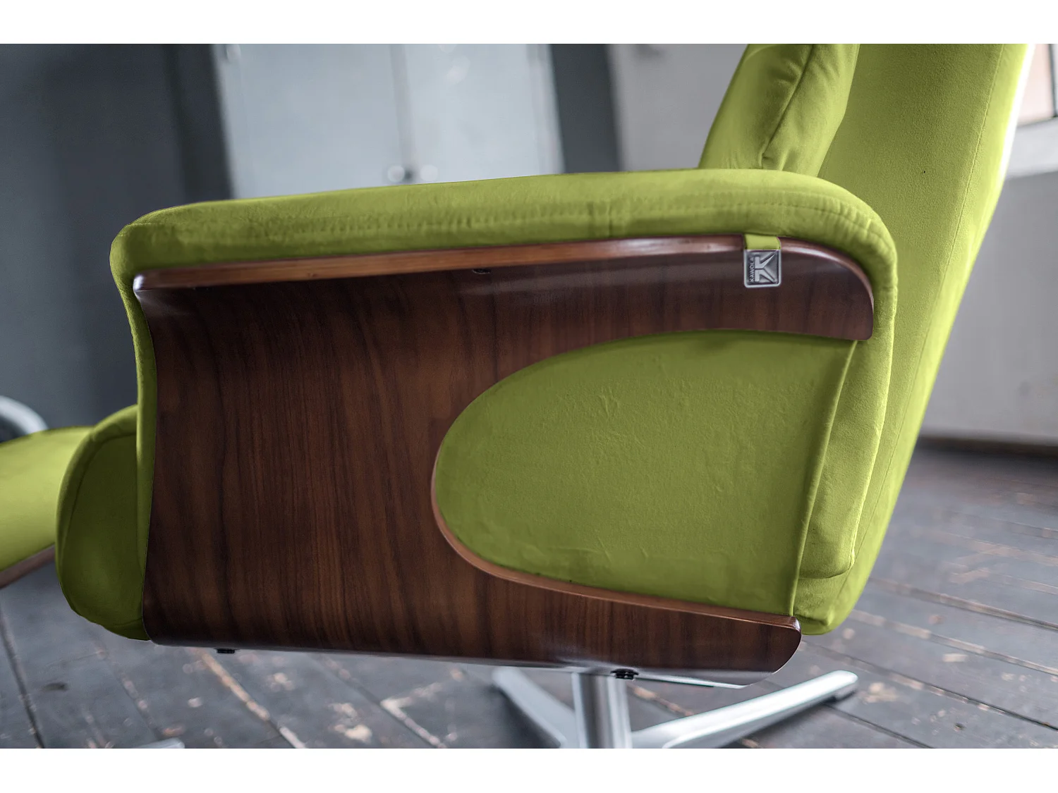 Fauteuil - Vert Velours - TOSAR