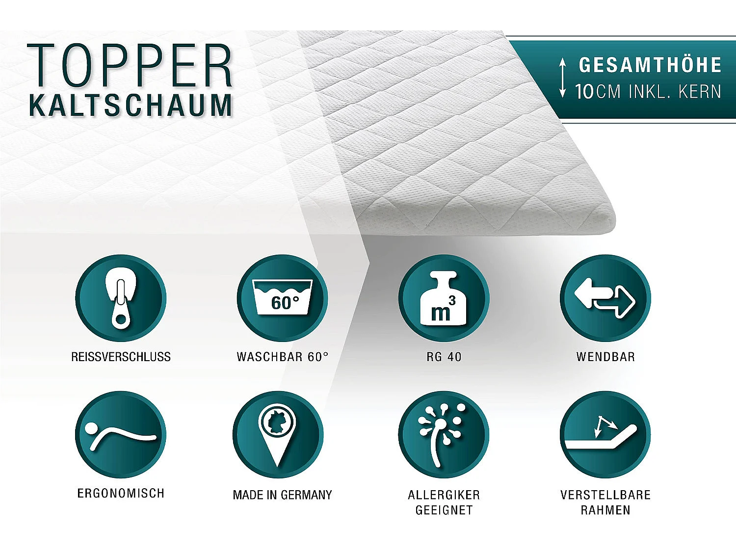 Topper - blanc  - SOLO