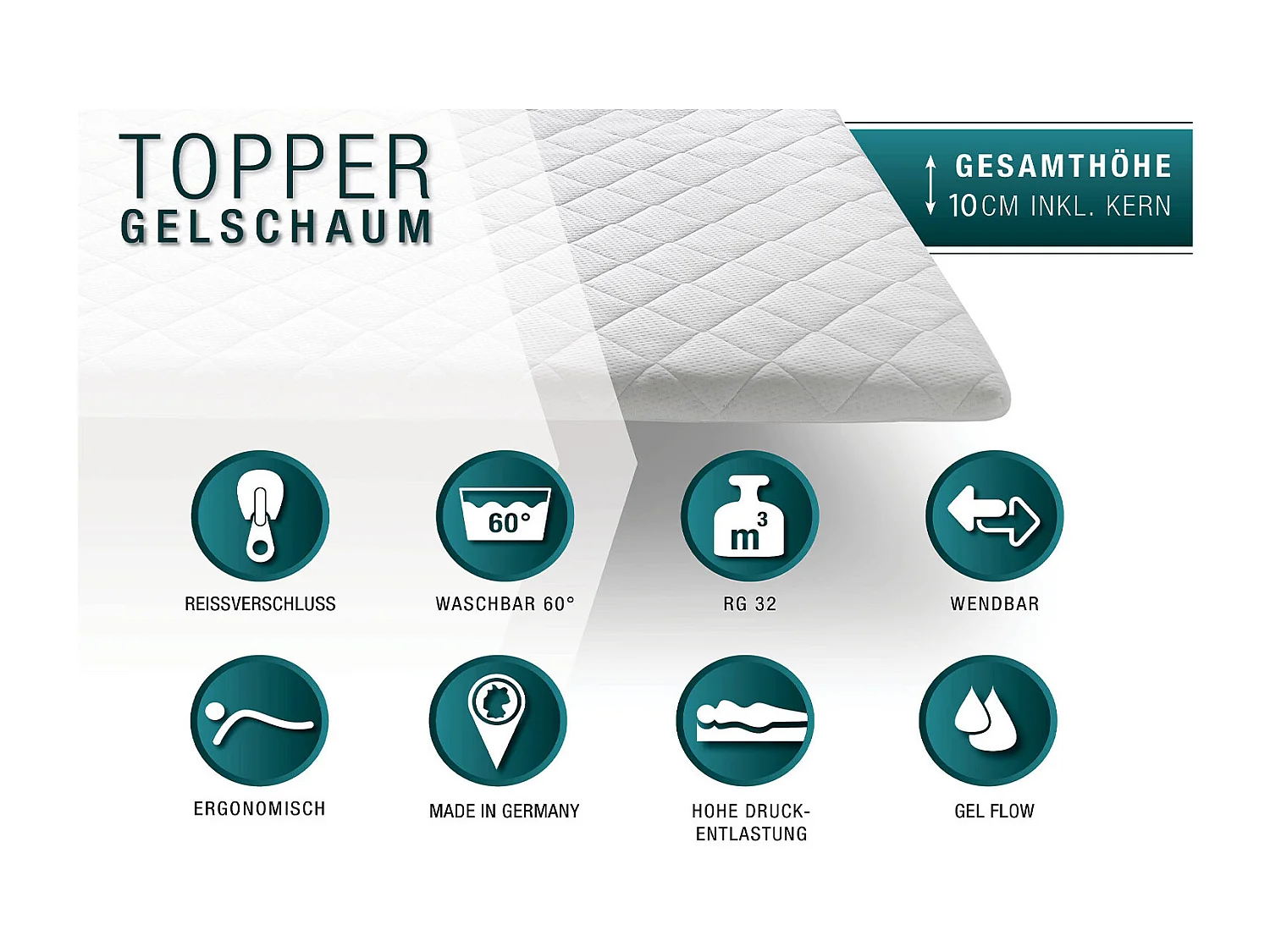 Topper - blanc  - SOLO